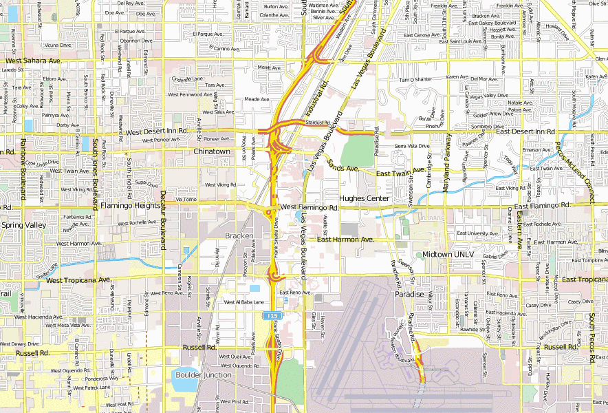 Las Vegas Stadtplan