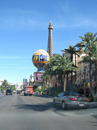 Las Vegas aus dem Auto Foto 