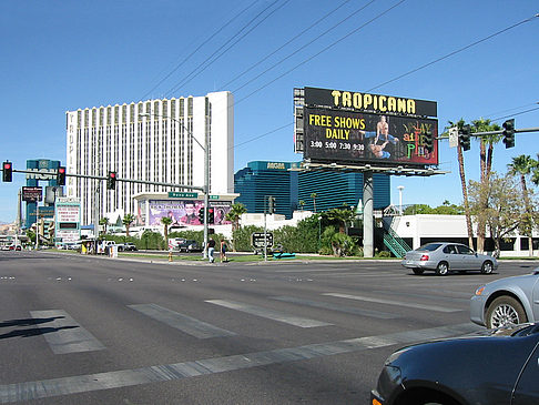 Las Vegas aus dem Auto Foto 
